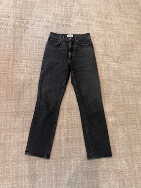 Agolde women's high rise stovepipe Jeans